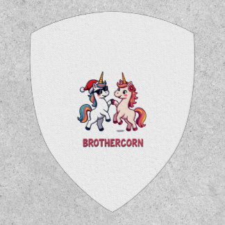 Brother-corn Unicorn Matching Family Pajama Christ Patch