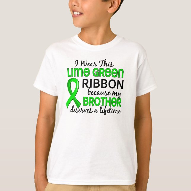 Brother Deserves Lifetime Lymphoma T-Shirt (Front)