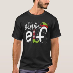 Brother Elf Christmas Party Matching Family Pajama T-Shirt