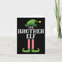 Brother Elf Matching Family Group Christmas Party  Card