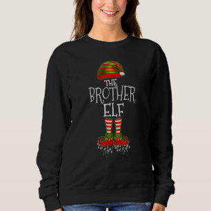 Brother Elf Matching Family Group Christmas Party Sweatshirt