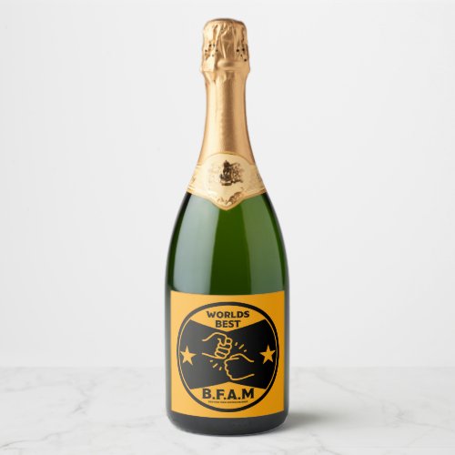 Brother From Another Mother Sparkling Wine Label