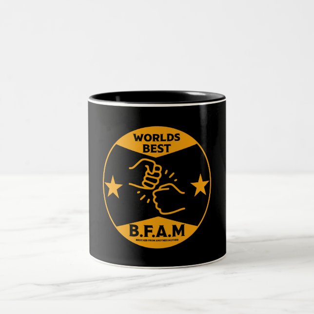 Brother From Another Mother Two-Tone Coffee Mug (Center)
