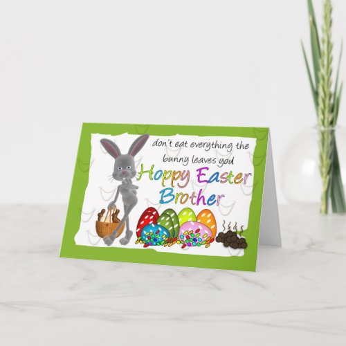 Brother Fun Humorous Easter Greeting Card