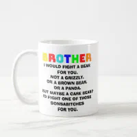 My Brother Vs Other Brothers Funny Gag Gift for Brother Prank Graduation Gifts for Brothers from Sibling Sister Mom Dad Christmas Birthday Fun Coffee