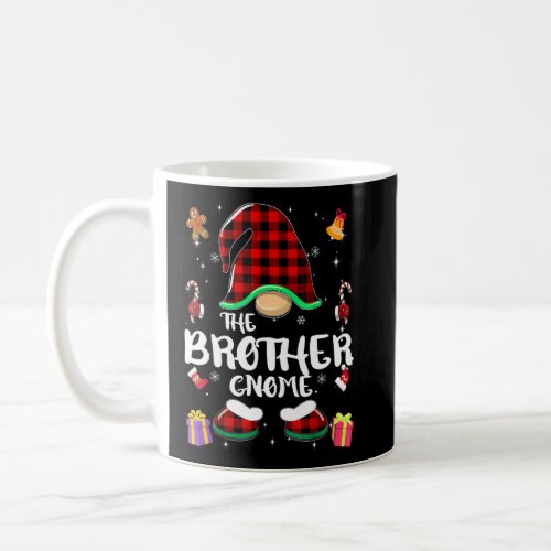 Brother Gnome Buffalo Plaid Red Matching Family Ch Coffee Mug