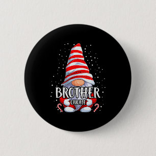 Brother Gnome Christmas Pajamas Matching Family Gr Button