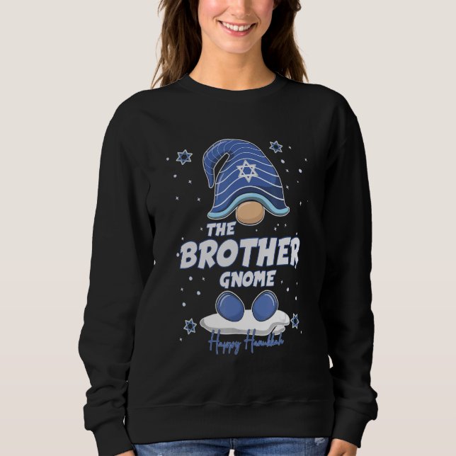 Brother Gnome  Hanukkah Family Matching for men wo Sweatshirt (Front)