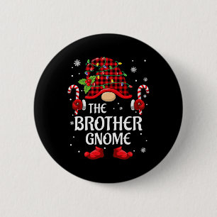 Brother Gnome Matching Christmas Pjs For Family  Button