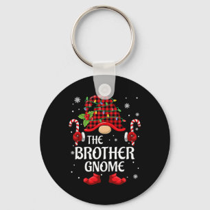 Brother Gnome Matching Christmas PJS For Family  Keychain
