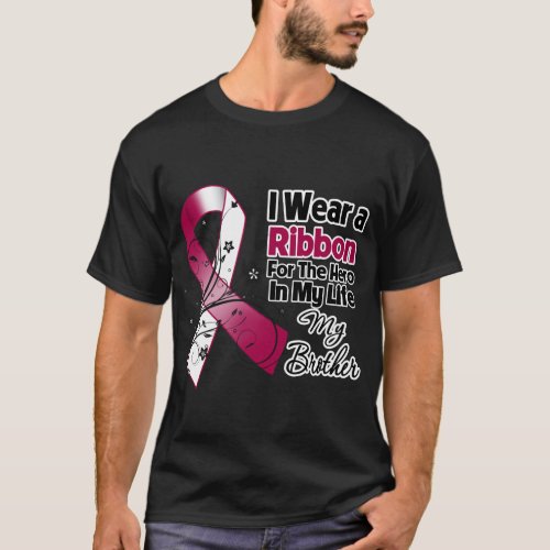 Brother Hero in My Life Head Neck Cancer T_Shirt