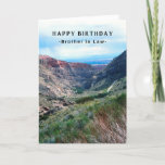 Brother in Law Birthday Big Horn Mountains Wyoming Card<br><div class="desc">Birthday greeting card for a brother in law. A photo taken in the Big Horn Mountains in Wyoming,  U.S.A.  Wishing you another year of great adventures. Happy Birthday! Art,  image,  and verse copyright © Shoaff Ballanger Studios,  2023.</div>