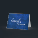 brother-in-law birthday blue leather card<br><div class="desc">Birthday for brother-in-law with blue leather textured background.</div>