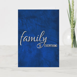 Brother In Law Birthday Blue Leather   Card