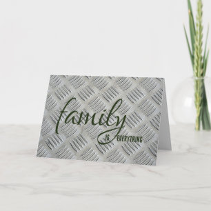 Brother-in-law Birthday Gray Metal Design Card