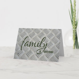 Brother-in-law Birthday Gray Metal Design Card