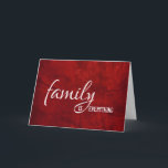 brother-in-law birthday red leather card<br><div class="desc">Birthday for brother-in-law with worn leather textured background.</div>