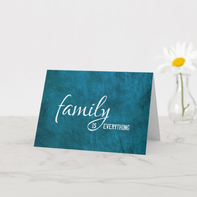 Brother-in-law Birthday Teal Leather Card (Small Plant)