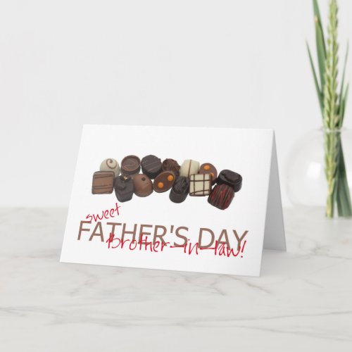 Brother in Law   Happy Fathers Day Card