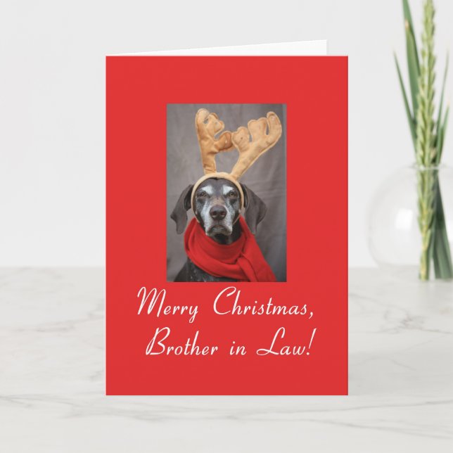Brother in law Merry Christmas card (Front)
