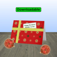 Brother-in-law red Christmas parcel