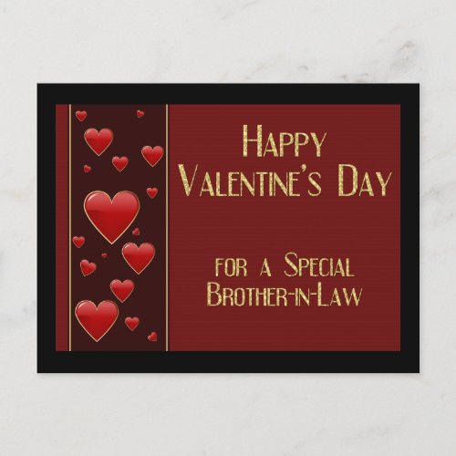 Brother_in_Law Valentine Postcard
