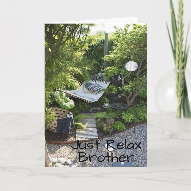 BROTHER IS WISHED "HAPPY 50th BIRTHDAY" CARD (Front)