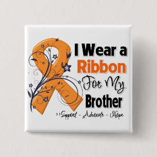 Brother - Leukemia Ribbon Button