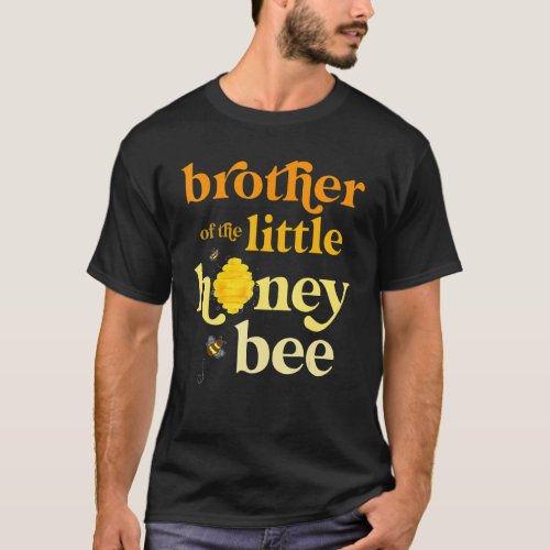 Brother Little Honey Bee Birthday Gender Reveal Ba T_Shirt