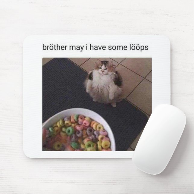 May I Have Some Loops Brother? Cute Kitty T-Shirt May I Have Some Loops Brother? Cute Kitty T-Shirt
