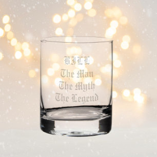 Brother Mythic Fantasy Funny Rocks Glass