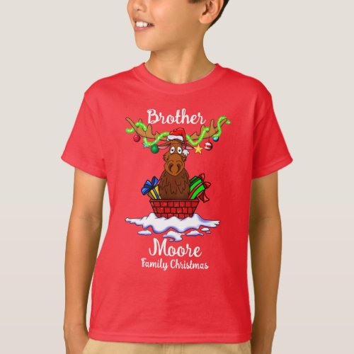 BrotherName Fun Family Christmas T_Shirt