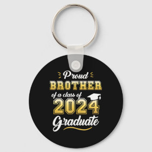 Brother Of A Cl Of 2024 Graduate Senior Graduation Keychain