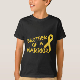 Brother Of A Warrior Childhood Cancer Awareness T-Shirt