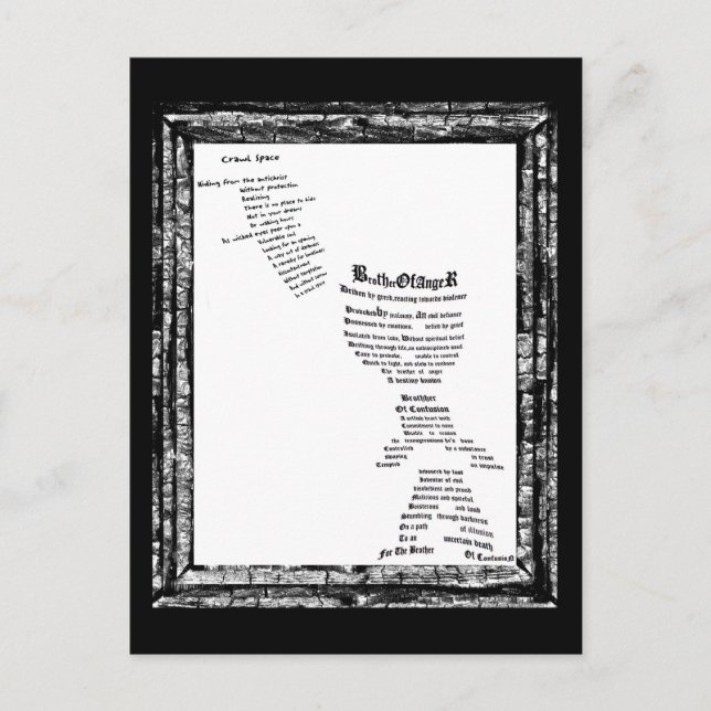 Brother of Anger & Confusion Postcard (Front)