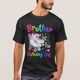 Brother of Birthday Girl Skater Roller Skate Famil T-Shirt