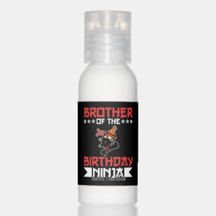 Brother Of Birthday Ninja Fight Taekwondo Gift Hand Lotion
