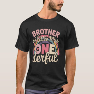 Brother of Miss Onederful First Birthday Party T-Shirt