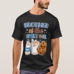 Brother of Sweet One Cookies and Milk 1st Birthday T-Shirt<br><div class="desc">Brother of Sweet One Cookies and Milk 1st Birthday Party</div>