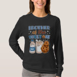 Brother of Sweet One Cookies and Milk 1st Birthday T-Shirt<br><div class="desc">Brother of Sweet One Cookies and Milk 1st Birthday Party</div>