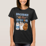 Brother of Sweet One Cookies and Milk 1st Birthday T-Shirt<br><div class="desc">Brother of Sweet One Cookies and Milk 1st Birthday Party</div>