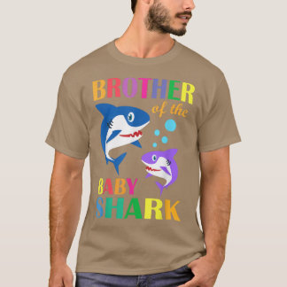 Brother Of The Baby Birthday Shark Brother Shark C T-Shirt