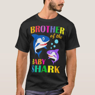 Brother Of The Baby Birthday Shark Brother Shark C T-Shirt