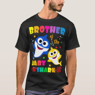 Brother Of The Baby Shark Birthday Brother Shark _ T-Shirt