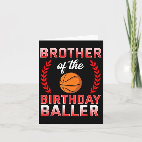 Brother Of The Birthday Boy Bysketbyll Bday Celebr