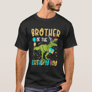 Brother Of The Birthday Boy Family Matching Dinosa T-Shirt