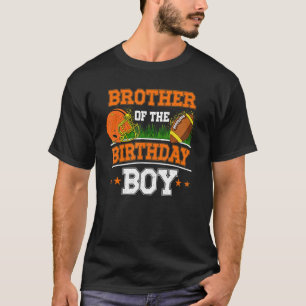 Brother Of The Birthday Boy Football Soccer Theme  T-Shirt
