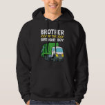 Brother Of The Birthday Boy Garbage Truck Birthday Hoodie<br><div class="desc">Brother Of The Birthday Boy Garbage Truck Birthday Party</div>
