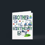 Brother Of The Birthday Boy Hole In One Golf Lover Card<br><div class="desc">Brother Of The Birthday Boy Hole In One Golf Lover</div>