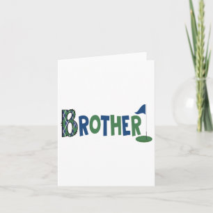 Brother Of The Birthday Boy Hole In One Golf Sport Card